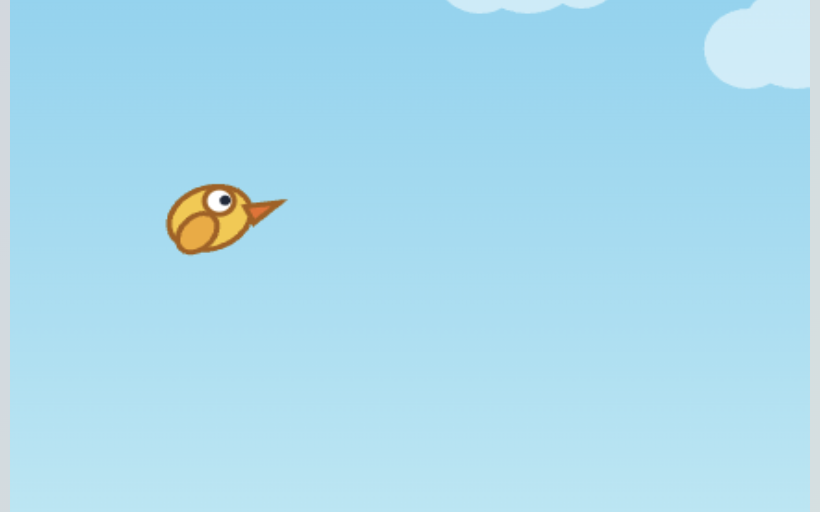Screenshot of Flappy Bird gameplay